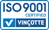 ISO 9001 certified - Vincotte